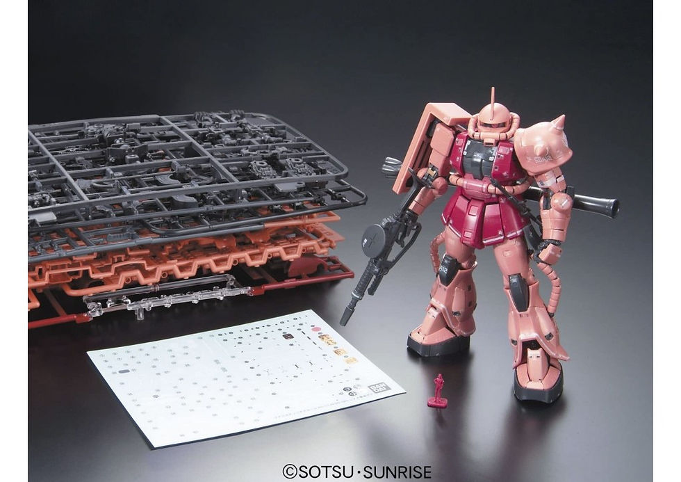 Thumbnail: RG 1/144 MS-06S ZAKU II PRINCIPALITY OF ZEON CHAR AZNABLE'S CUSTOM 夏亞專用型渣古II