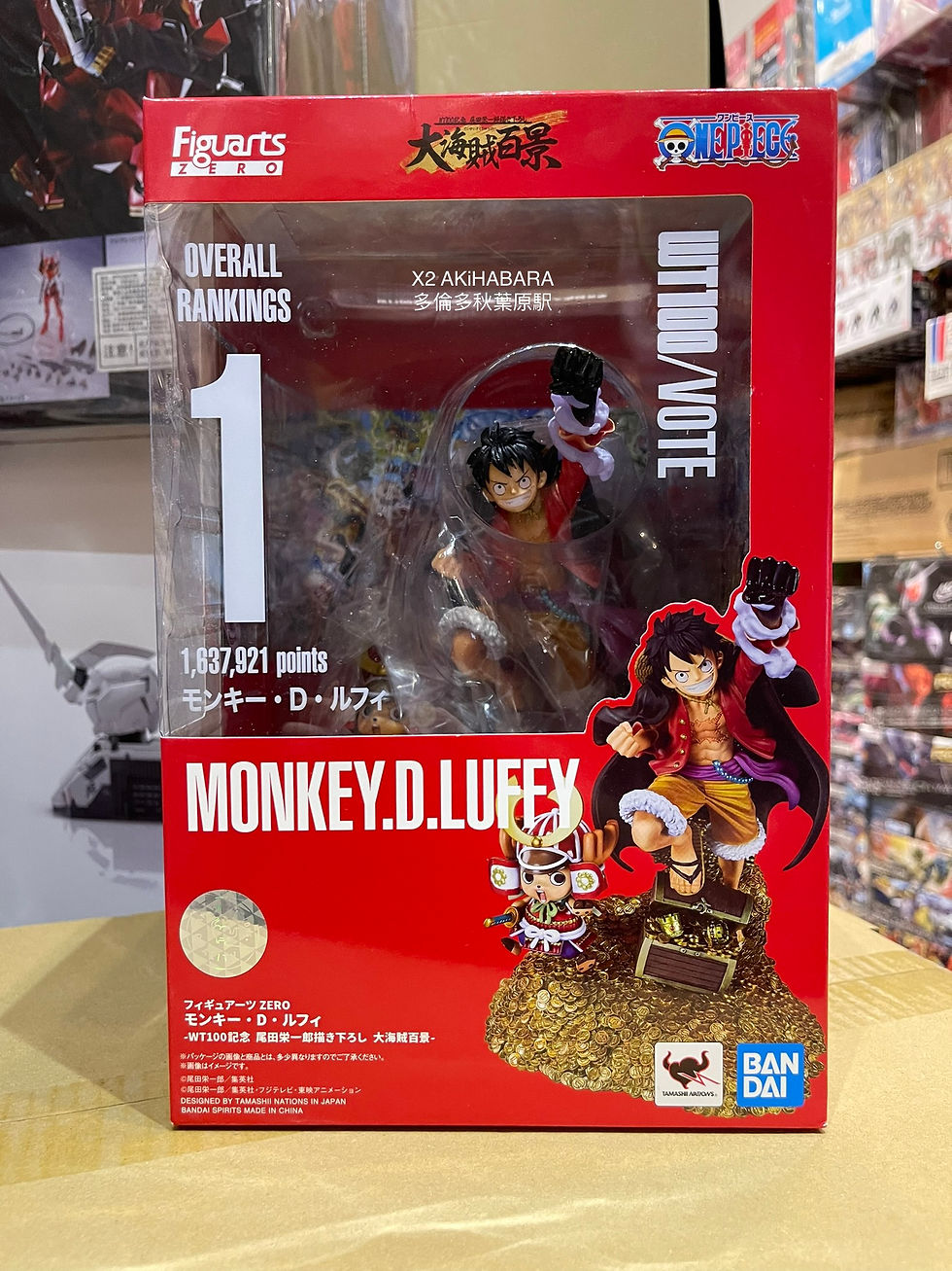 縮圖：Figuarts ZERO Monkey·D·Luffy DAIKAIZOKU HYAKKEI 蒙奇·D·路飛（WT100紀念 尾田榮一郎特別繪製 大海賊百景）