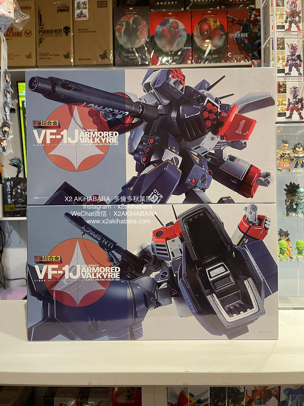 縮圖：DX超合金《MACROSS 超時空要塞》VF-1J ARMORED VALKYRIE HIKARU ICHIJO USE 全裝甲女武神（一條輝機）