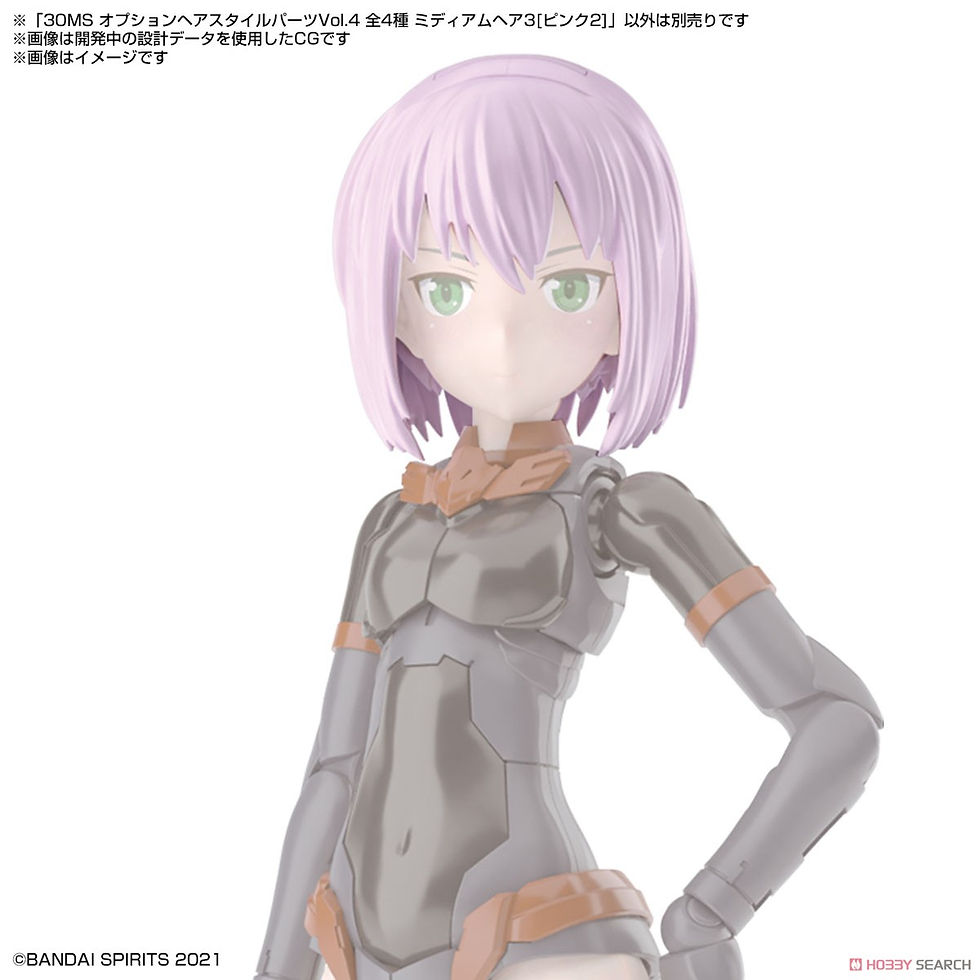 縮圖：30MS OPTION HAIR STYLE PARTS Vol.4 ALL 4 TYPES 髮型配件套組 第4彈 全4種