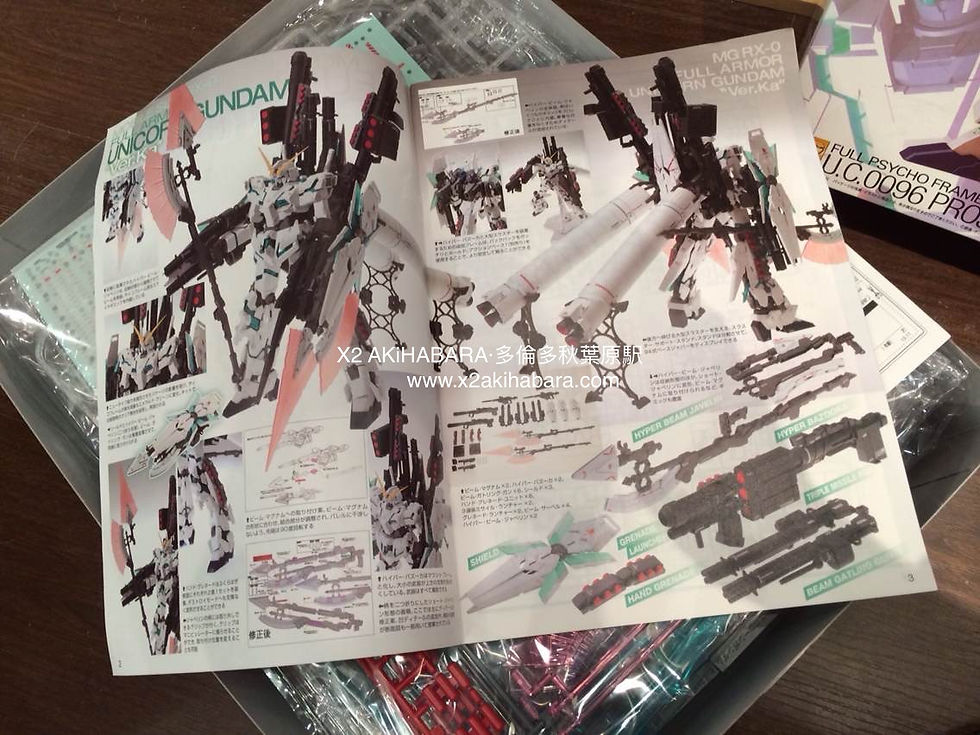 Thumbnail: MG 1/100 RX-0 FULL ARMOR UNICORN GUNDAM 全武裝獨角獸高達 "Ver.Ka" MECHANICAL CLEAR 機械透明版