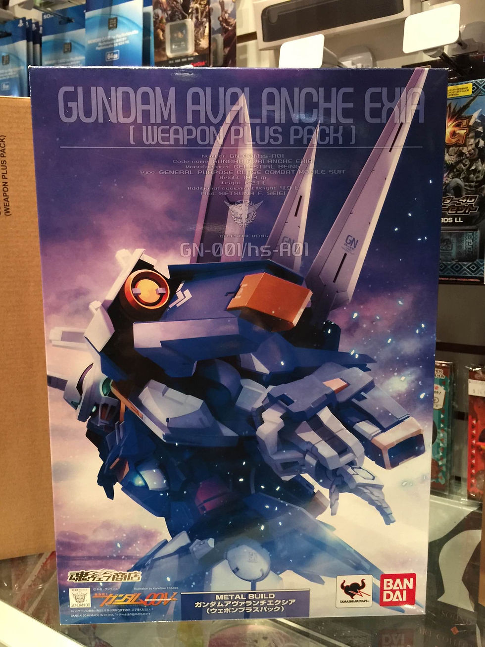 縮圖：METALBUILD GN-001/hs-A01 GUNDAM AVALANCHE EXIA「雪崩」能天使高達 [WEAPON PLUS PACK] 初回豪華版