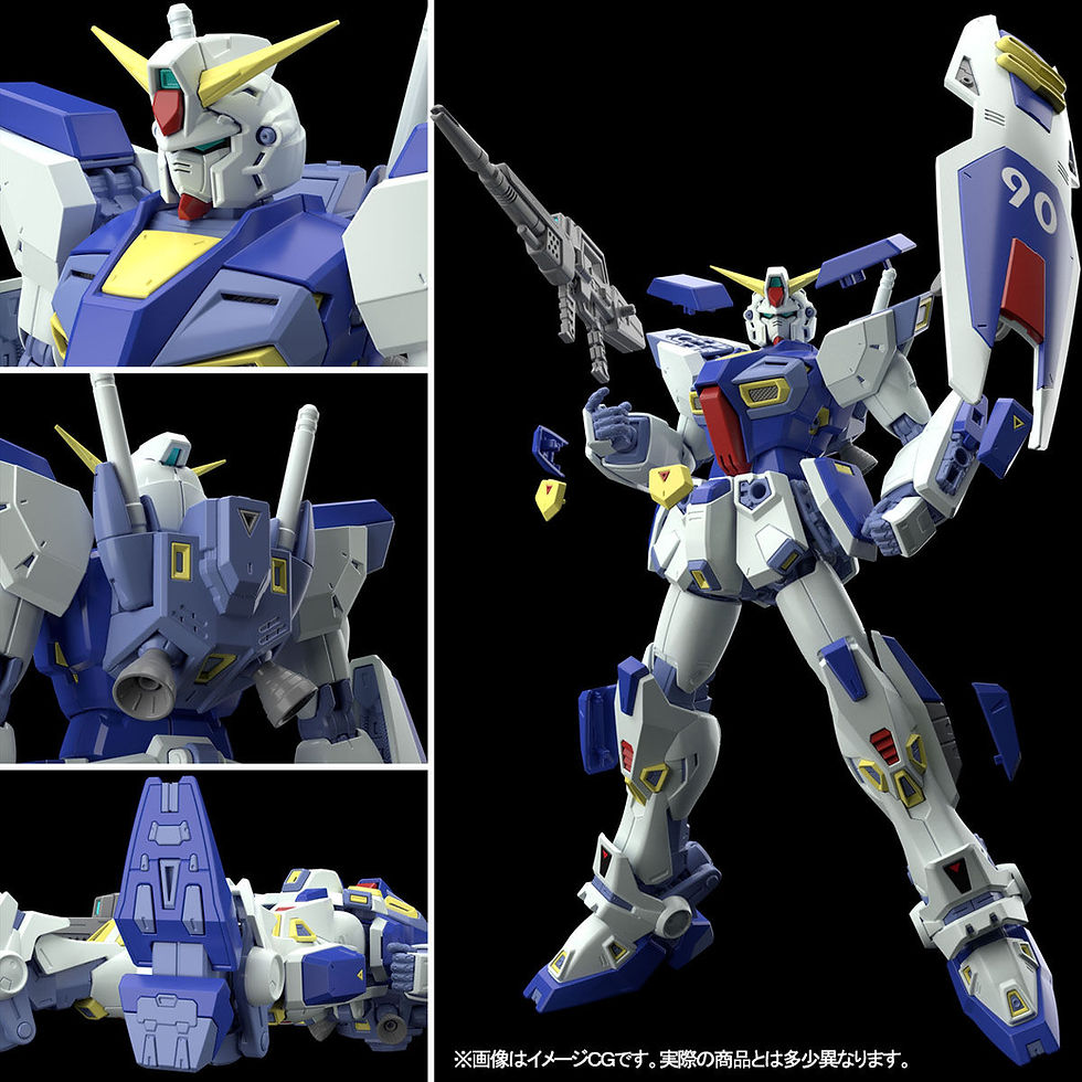 縮圖：MG 1/100 GUNDAM F90 高達F90