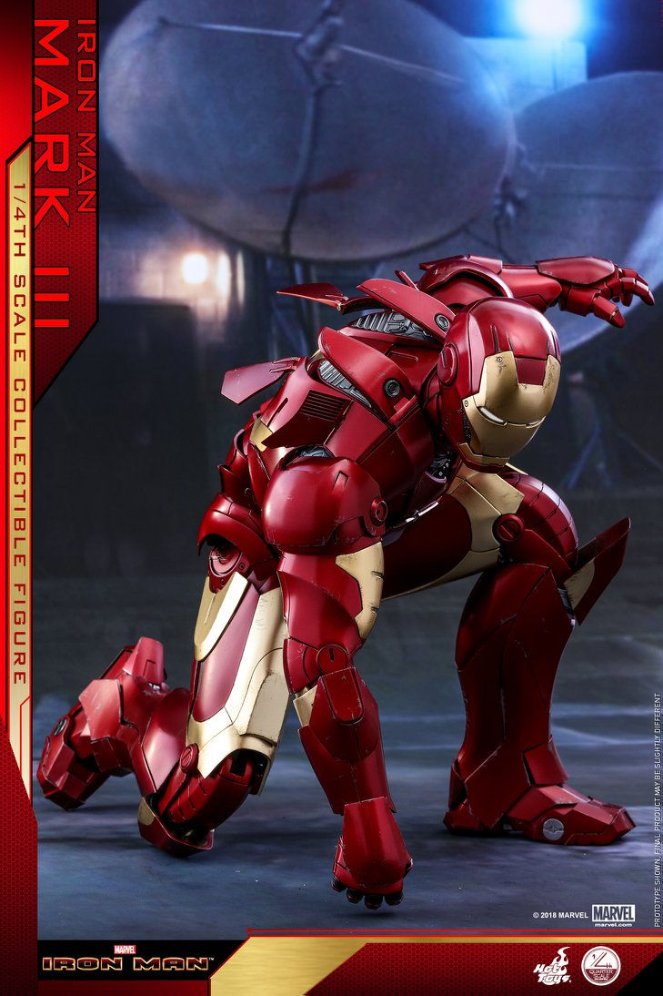縮圖：QS012 – Iron Man 1/4 Iron Man Mark III Deluxe Version 鋼鐵俠 馬克3 豪華版