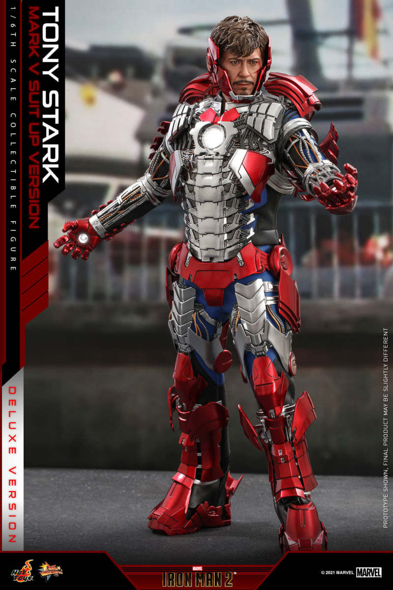 縮圖：MMS600 1/6 TONY STARK (MARK V SUIT UP Ver.) DELUXE VERSION 東尼·史塔克（馬克5 著裝版本）豪華版