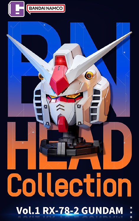BANDAI NAMCO BN HEAD COLLECTION Vol.1 RX-78-2 GUNDAM (FIRST EDITION)【初回限定特典水貼】