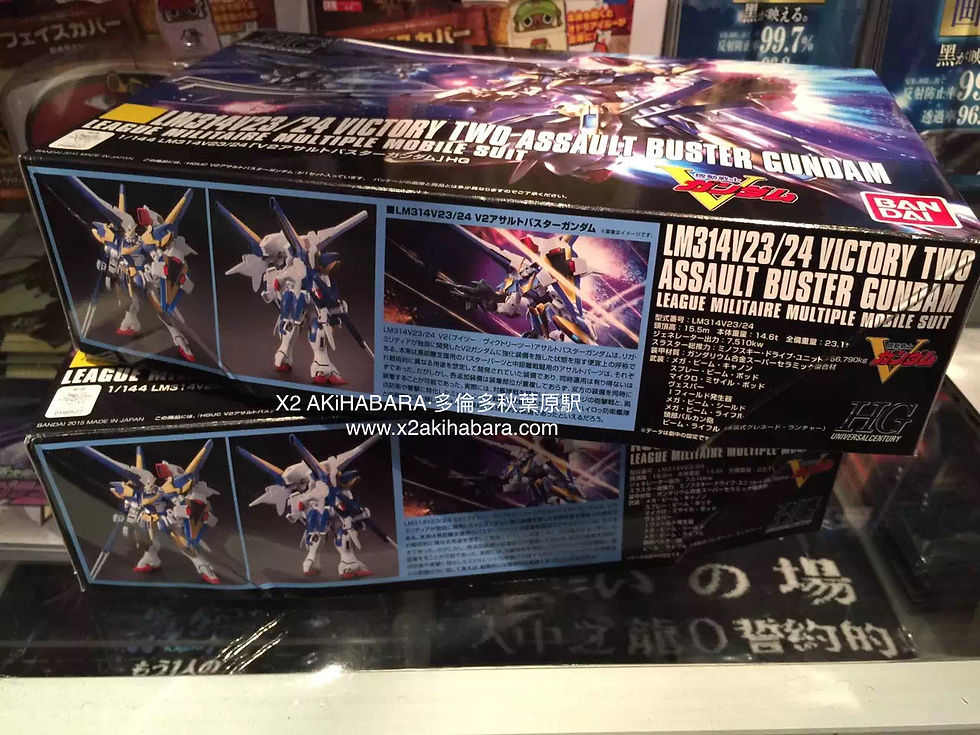 縮圖：HGUC 1/144 LM314V23/24 VICTORY TWO ASSAULT BUSTER GUNDAM V2高達全裝備型