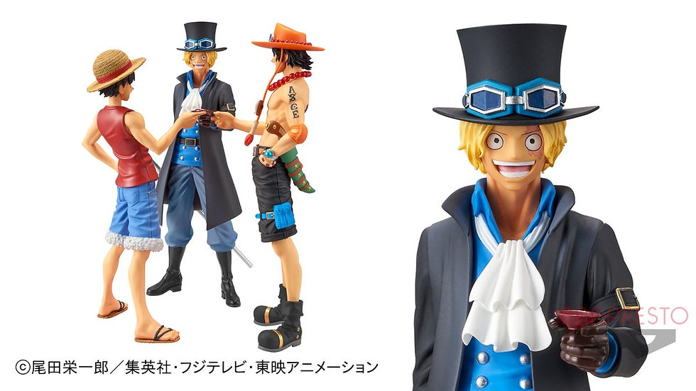 縮圖：ONE PIECE magazine FIGURE~Special Episode~ “Luff”～vol.3 海賊王雜誌特別編模型 三兄弟乾杯 第三彈 薩波