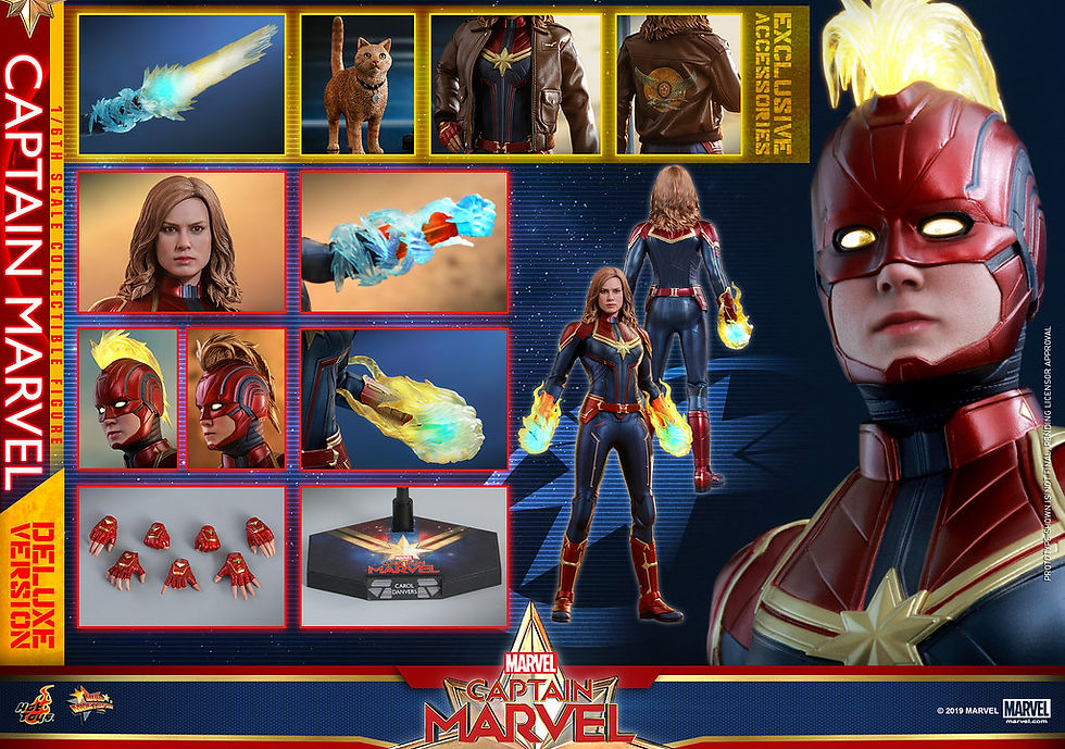 Thumbnail: MMS522 - Captain Marvel - 1/6th scale Captain Marvel (Deluxe Version) 驚奇隊長 豪華版