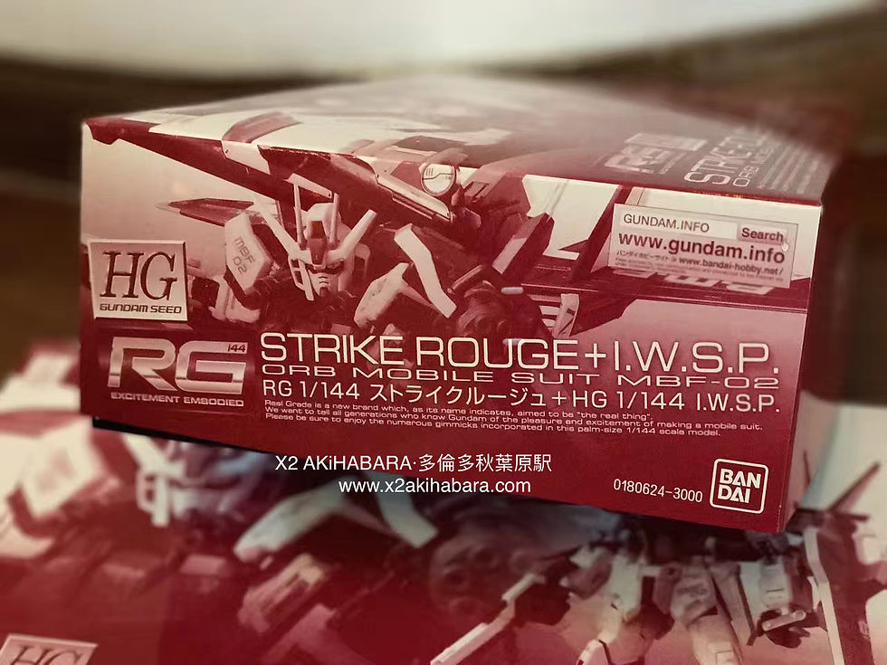 Thumbnail: RG 1/144 MBF-02 STRIKE ROUGE + HG 1/144 I.W.S.P ORB 嫣紅強襲高達+ I.W.S.P裝備