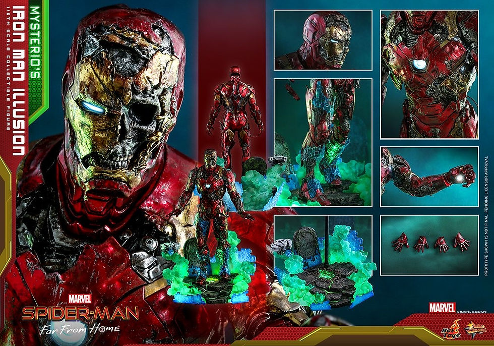 縮圖：MMS580 -SPIDER-MAN Far From Home- 1/6th MYSTERIO'S IRON MAN ILLUSION 神秘客的鋼鐵俠幻像