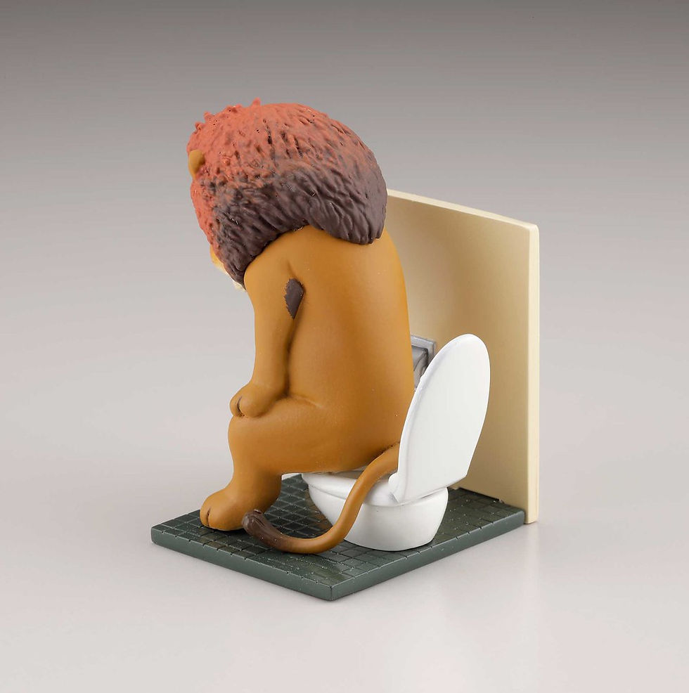 Thumbnail: 海洋堂 CAPSULE Q MUSEUM SATO KUNIO'S ANIMAL BATHROOM TIME 膠囊Q博物館 佐藤邦雄的動物們 廁所時光(全4種)