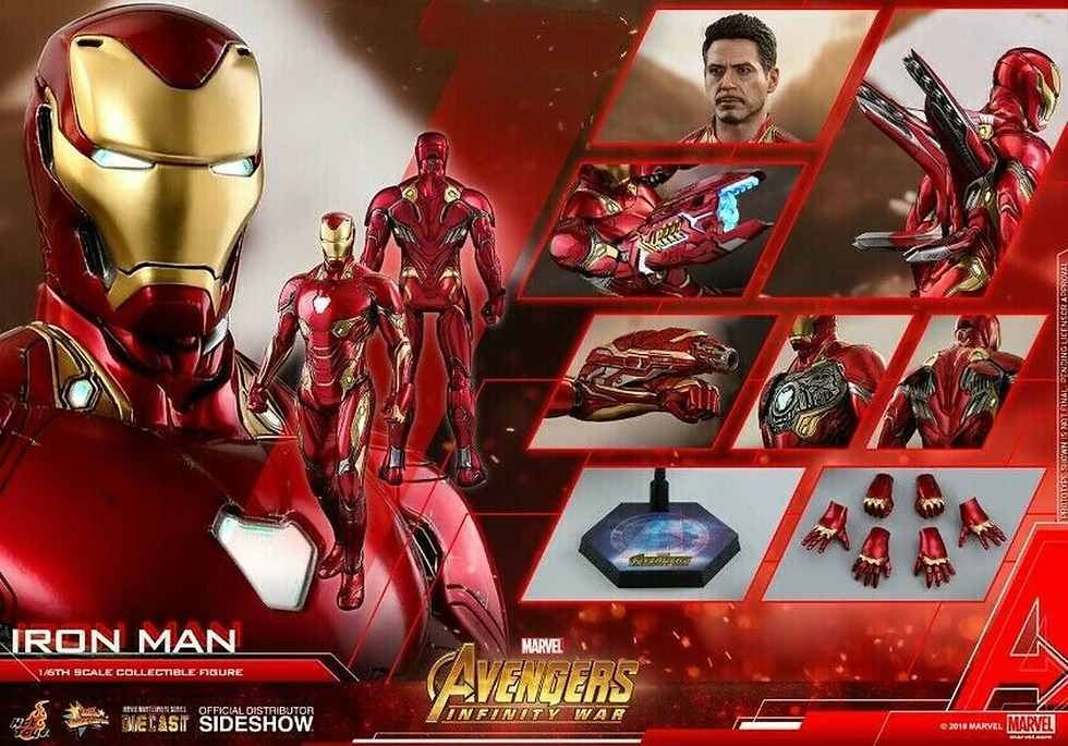 縮圖：HotToys MMS473D23 AVENGERS INFINITY WAR 1/6 IRON MAN MARK L《復仇者聯盟 無盡之戰》鋼鐵俠馬克50
