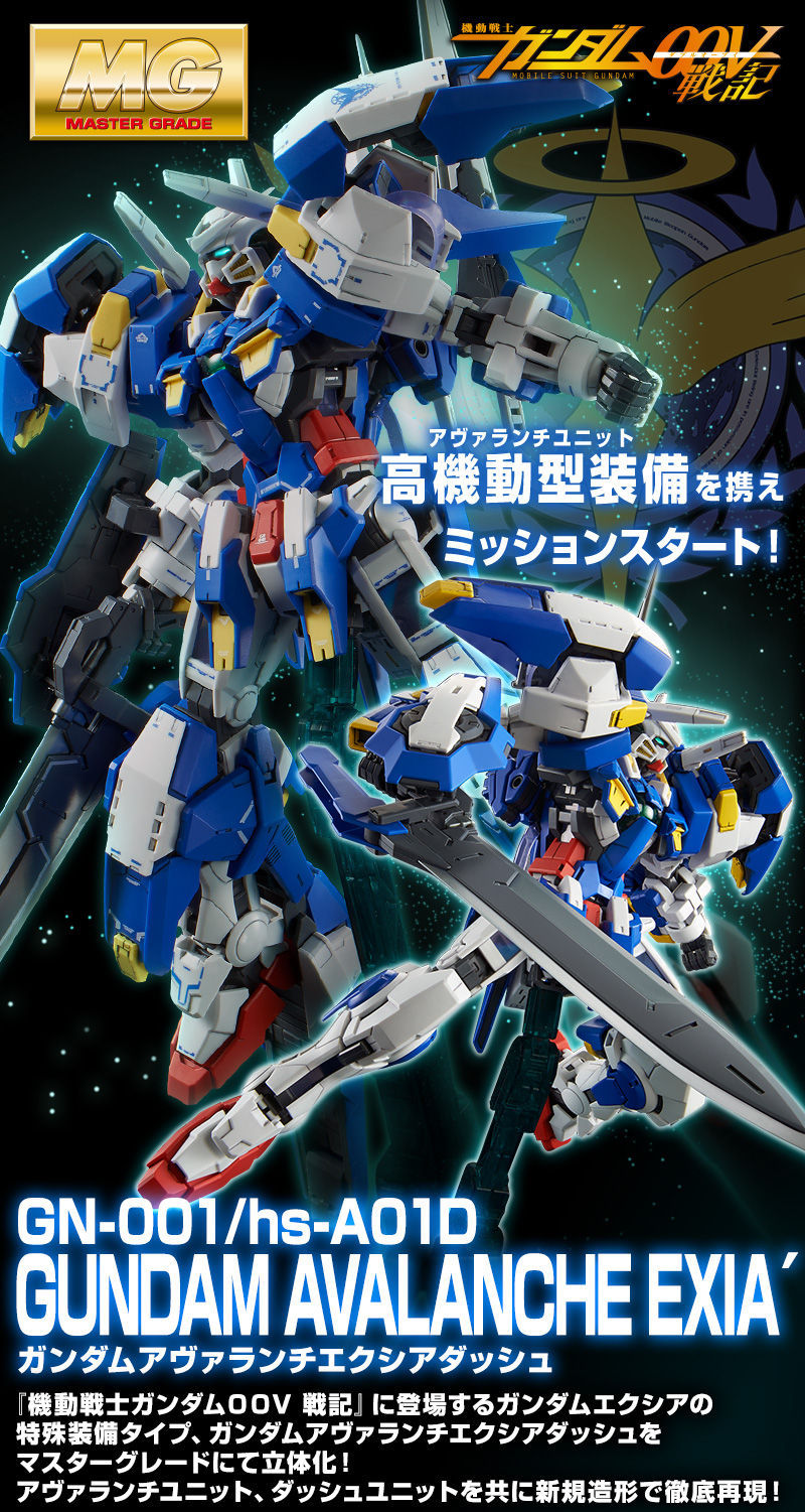 Thumbnail: MG 1/100 GUNDAM AVALANCHE EXIA GN-001/hs-A01D 雪崩能天使高達