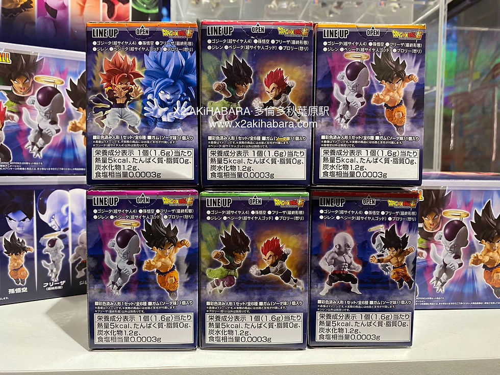 縮圖：DRAGONBALL ADVERGE  MOTION 3 BOX SET Ver. 七龍珠角色收藏 動作 第3彈 套裝版  (全6種)