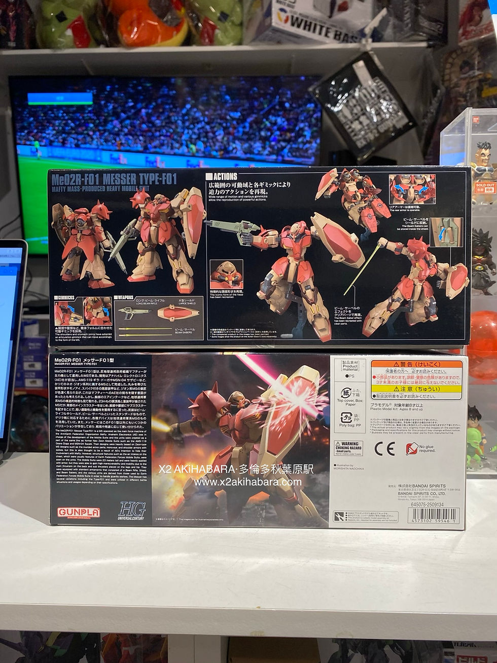 縮圖：HGUC 1/144 Me02R-F01 MESSER TYPE-F01 梅薩F01型