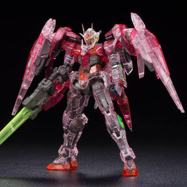 Thumbnail: RG 1/144 GN-0000+GNR-010 00 RAISER 00 TRANS-AM CLEAR Ver. 三紅00高達強化模組 透明版
