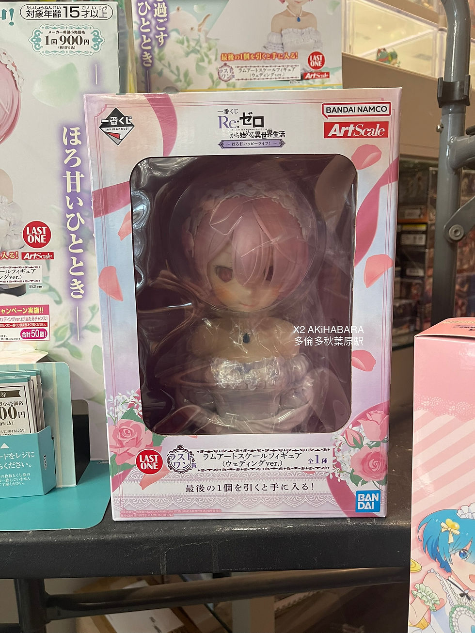 縮圖：ICHIBANKUJI 一番くじ Re:ゼロから始める異世界生活 ～ほろ甘ハッピーライフ！一番賞「Re:從零開始的異世界生活 ～微甜的幸福生活～」