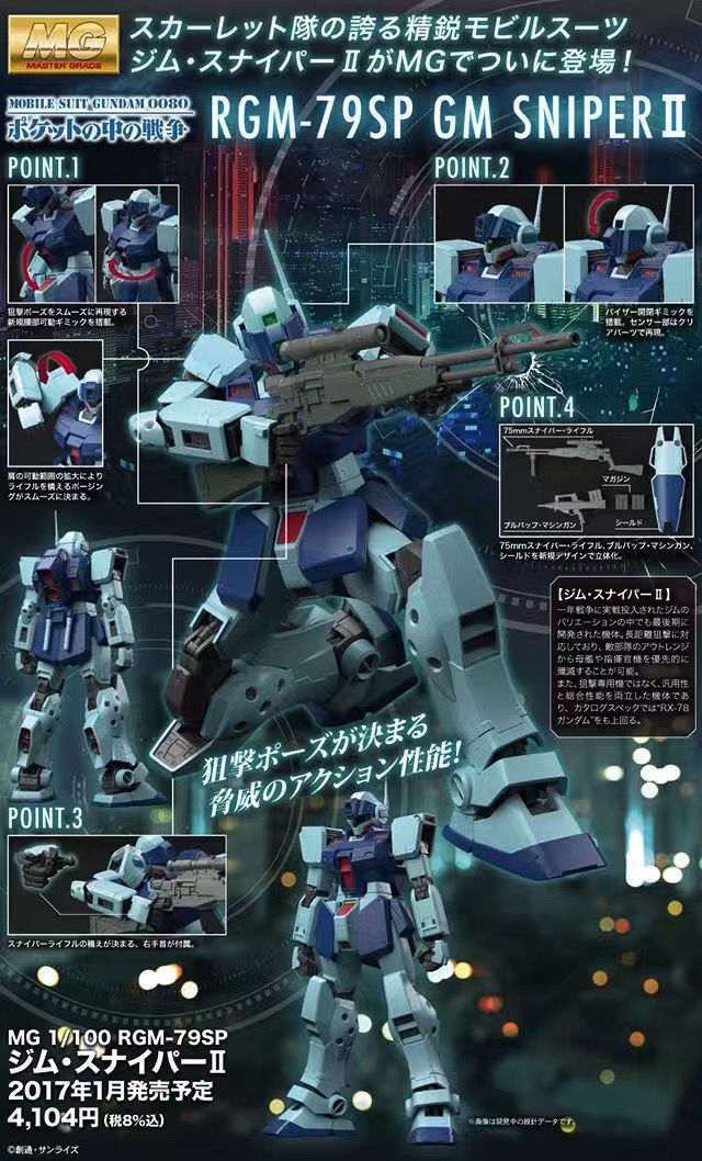 縮圖：MG 1/100 RGM-79SP GM SNIPER II 吉姆狙擊型II