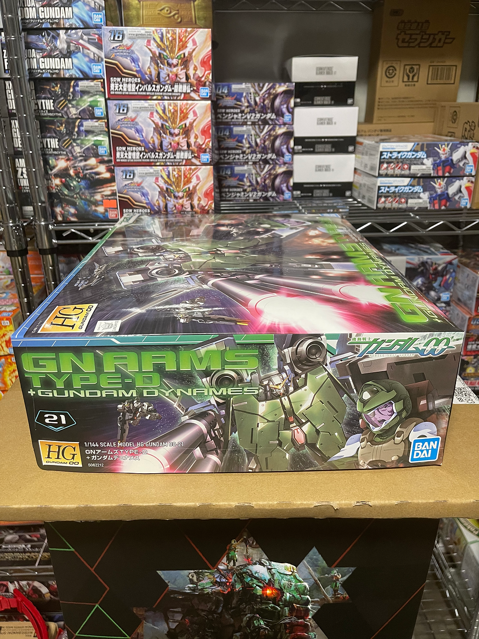縮圖：HG GUNDAM 00 No.21 1/144 GN ARMS TYPE-D + GUNDAM DYNAMES 力天使高達+GN裝甲D型【再販】