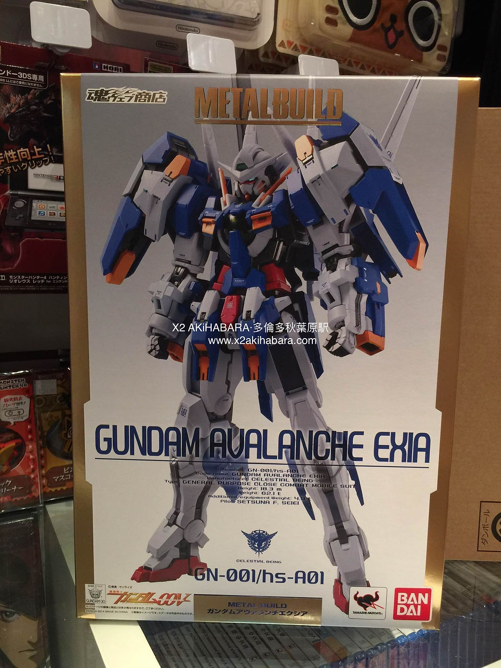 縮圖：METALBUILD GN-001/hs-A01 GUNDAM AVALANCHE EXIA 強襲用高機動型「雪崩」能天使高達