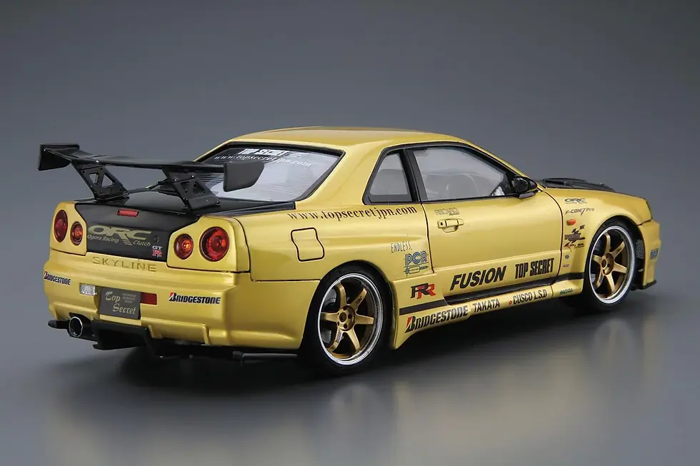 縮圖：AOSHIMA TUNED CAR No.15 1/24 TOPSECRET BNR34 SKYLINE GT-R '99 (NISSAN)