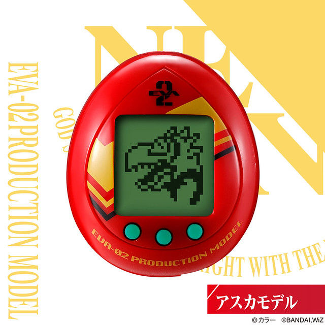 縮圖：BANDAI TAMAGOTCHI 塔麻可吉×《EVANGELION 新世紀福音戰士》「汎用蛋型決戰兵器 EVACCHI 」Vol.1 第一彈 全3種