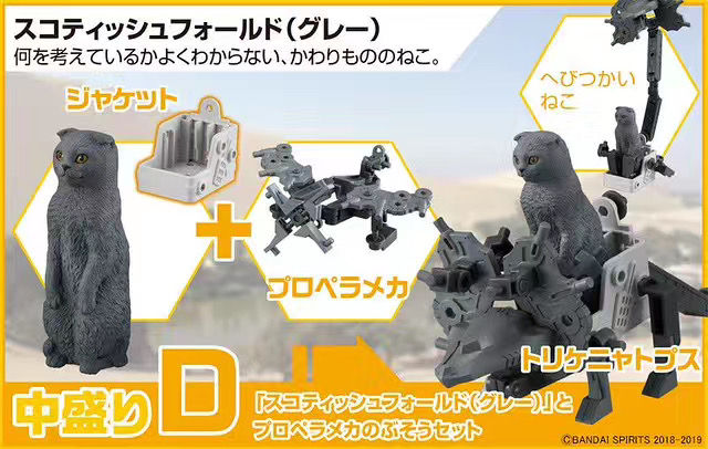 縮圖：NEKO BUSOU 3 NAMIMORI 武裝神喵 3 中盛り (全4種)