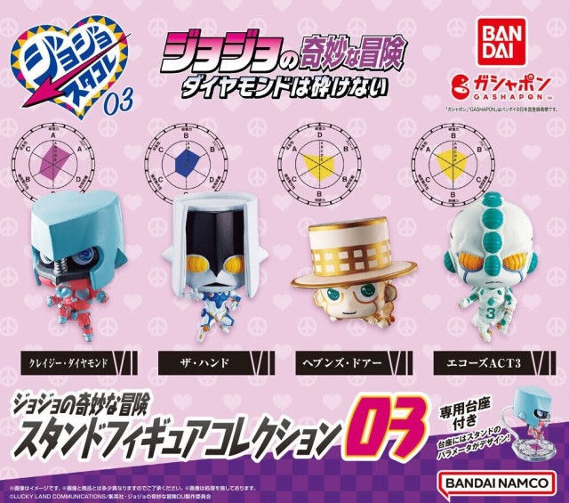 Thumbnail: JOJO'S Bizarre Adventure Stand Figure Collection 03 COMPLETE SET (ALL 4 TYPES)