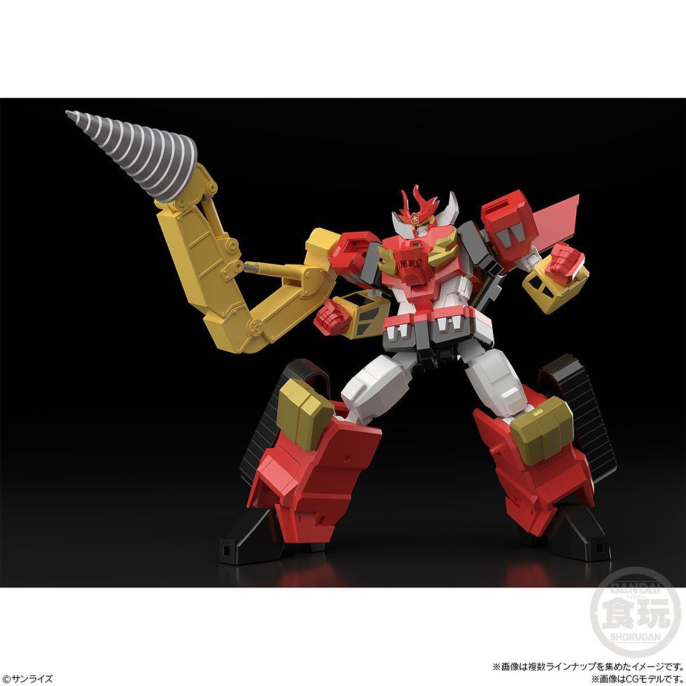 縮圖：SUPER MINIPLA COMMAND OF BRAVES DAGWON 2 FIRE DAGWON 勇者指令  第2彈（全3種）