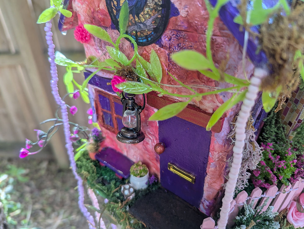 Thumbnail: Pink Hanging Fairy House