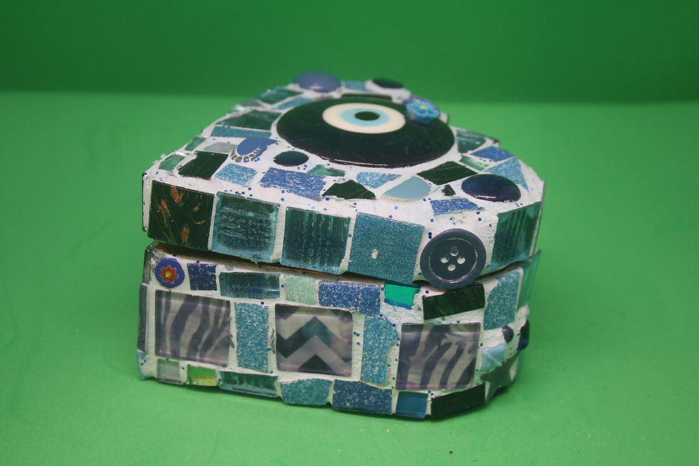 Thumbnail: Blue Heart Treasure Box