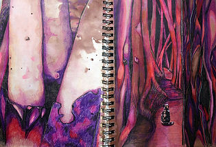 Featured page from Ann Russell's project journal