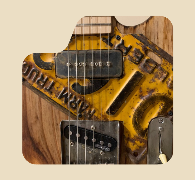 Alberta Farm Truck Guitar