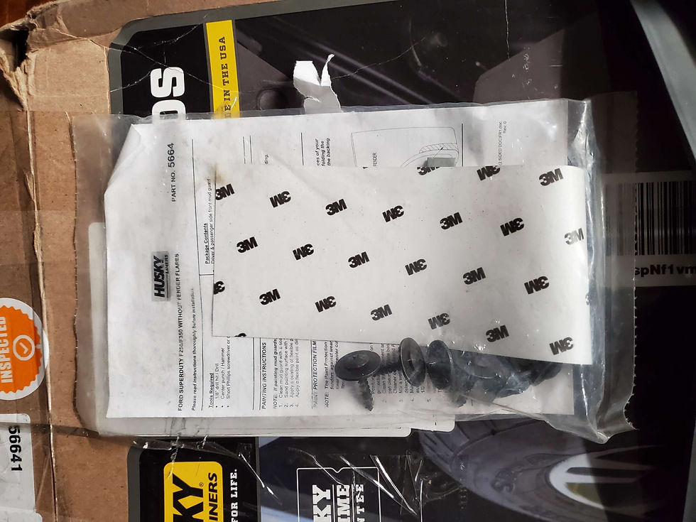 Thumbnail: Husky Liners 56641 Custom Molded Mud Guards 08-10 F-250/F-350 Super Duty, Front 