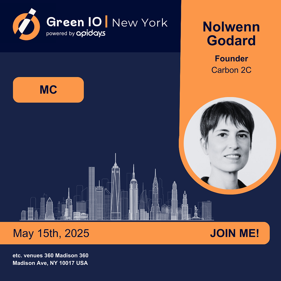 Being a Master of Ceremonies for Green IO New York offers a platform for impact
