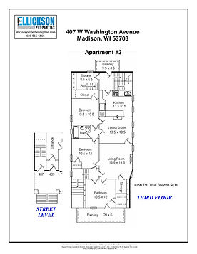_407 W Washington Ave. #3, Ellickson, 10