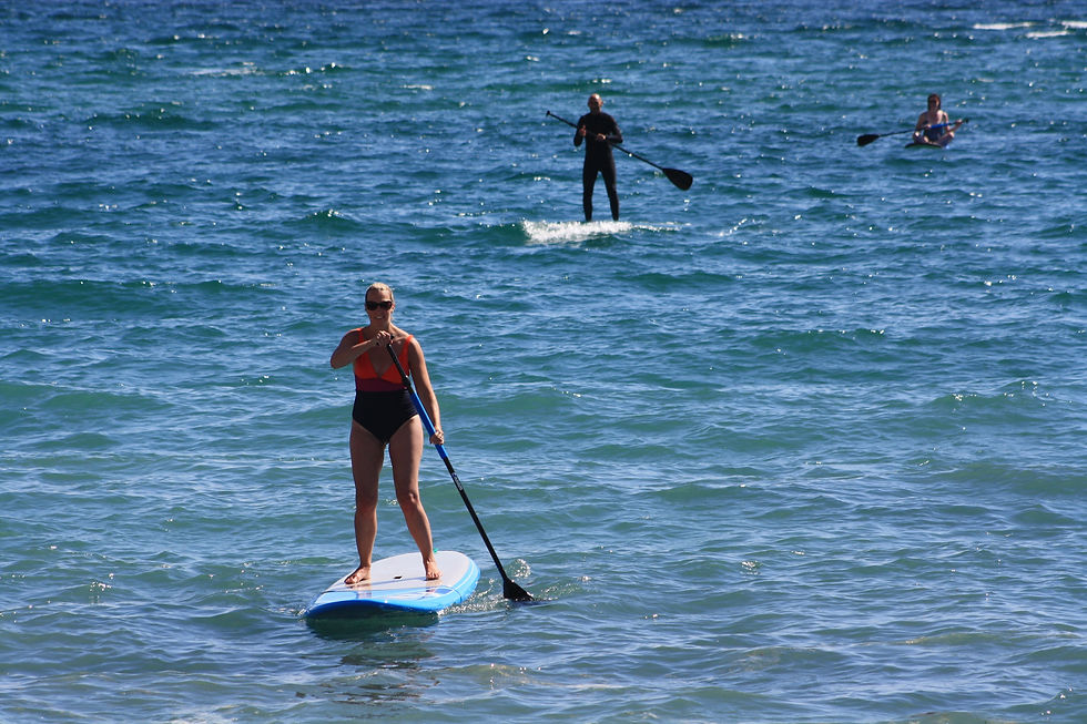 Thumbnail: Paddle Lesson in Group // Paddle em Grupo