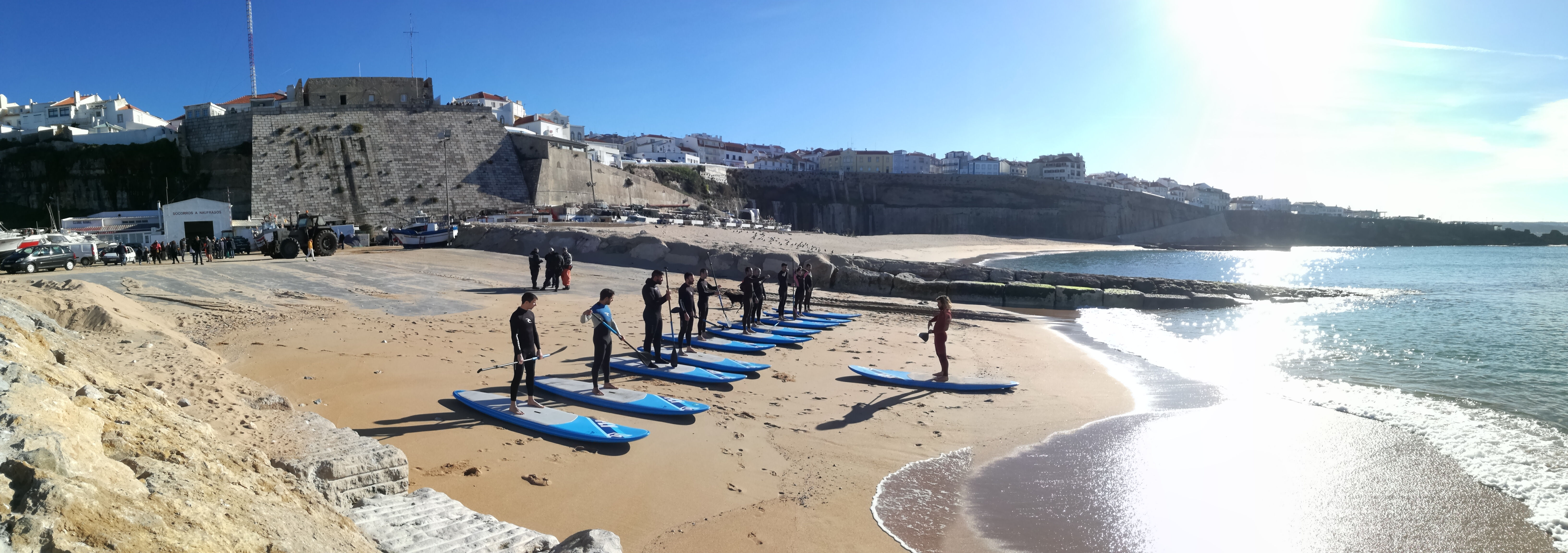 Paddle Lesson in Group // Paddle em Grupo