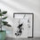 Miniatura: Print Kitsune A4/ body suit full black japanese