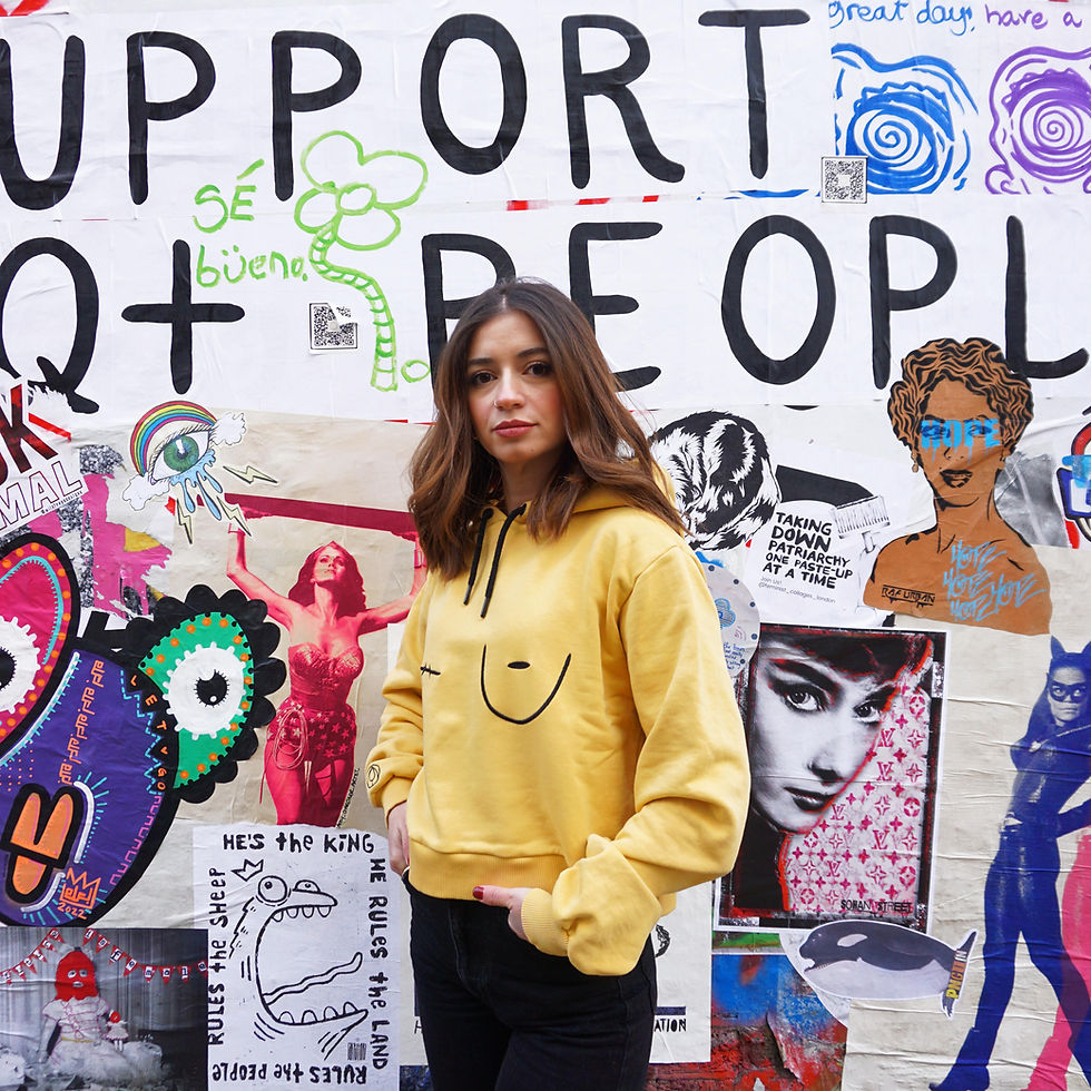 Thumbnail: Amazona Yellow Hoodie with Breast Embroidery