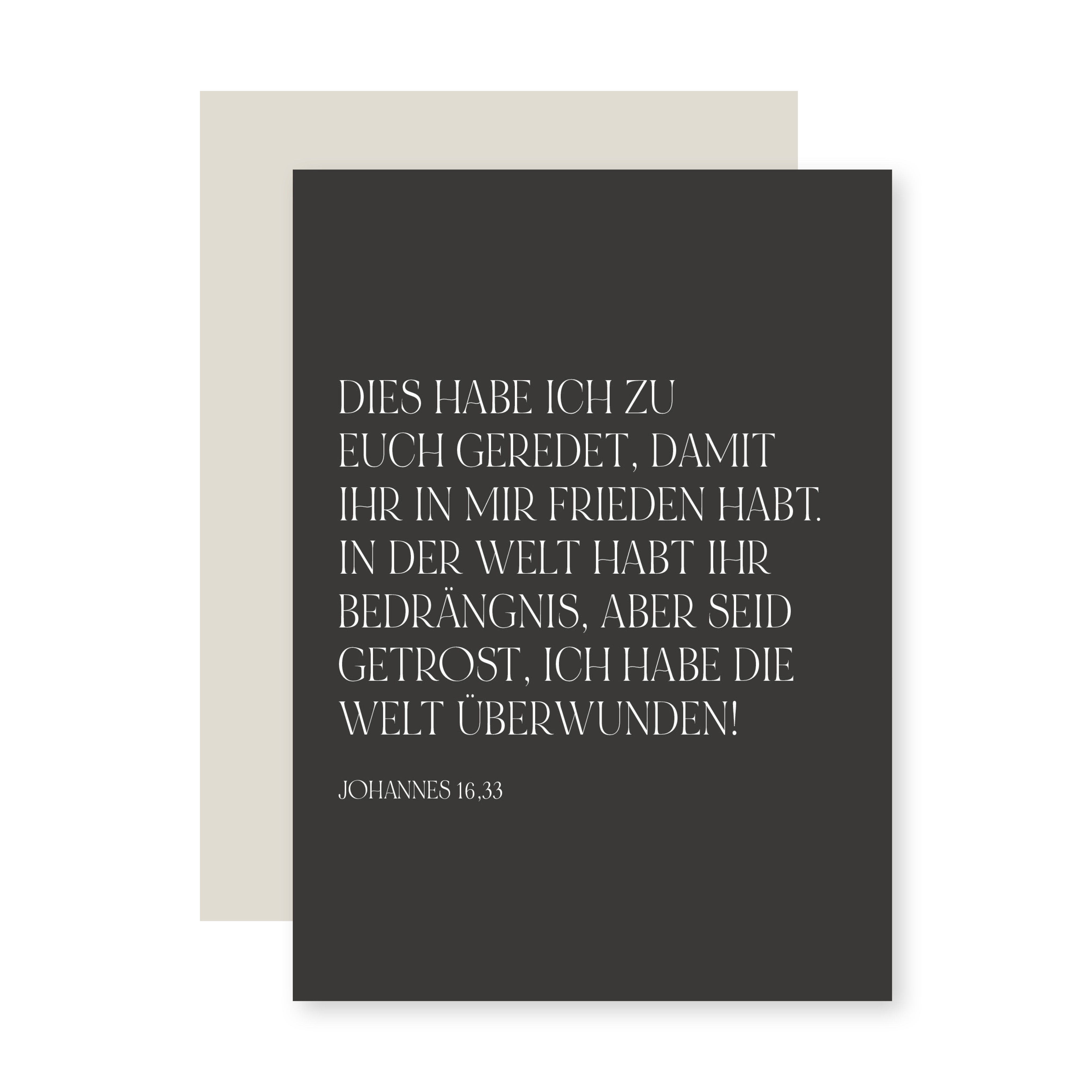 Johannes 16,33