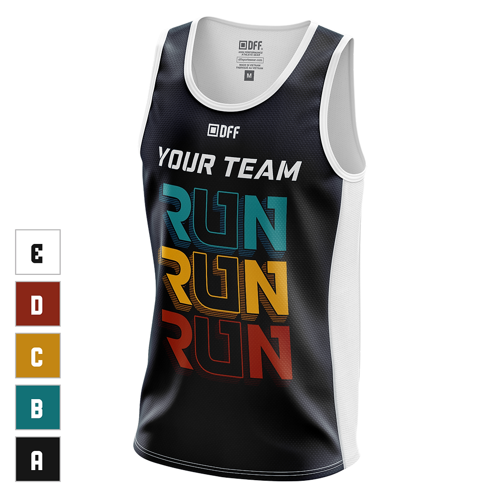 DFF FlashFury Running Jersey Design Your Own