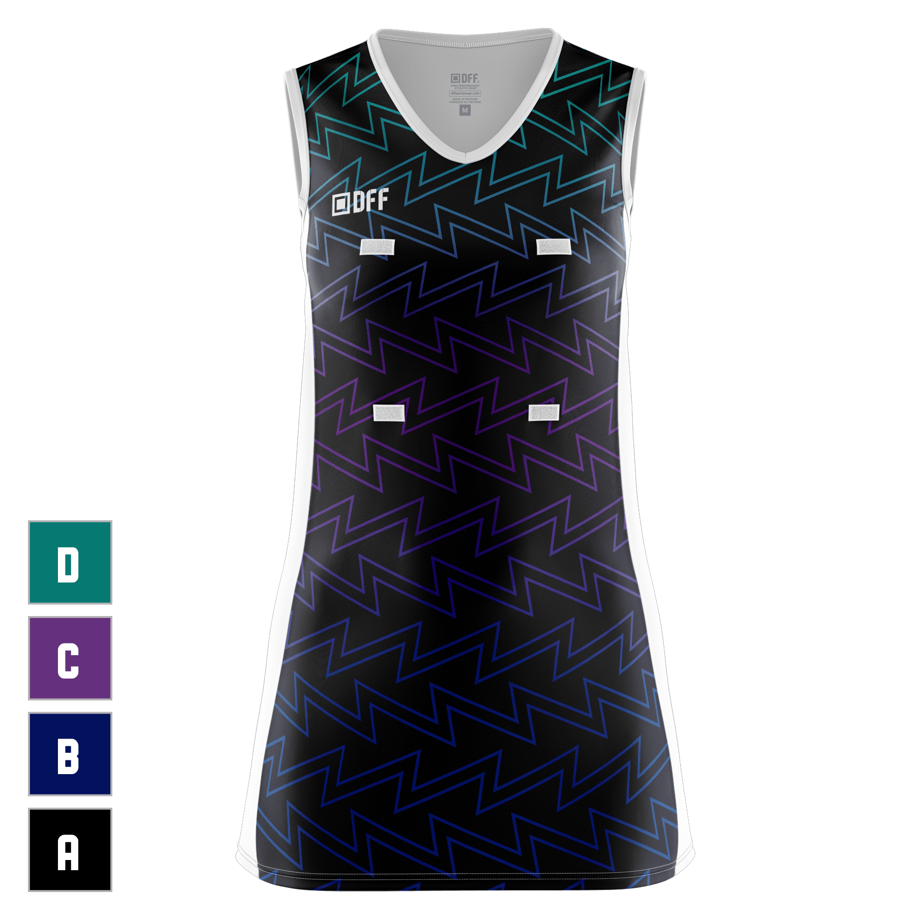DFF DashDiva Ensemble Netball Dress Design Your Own