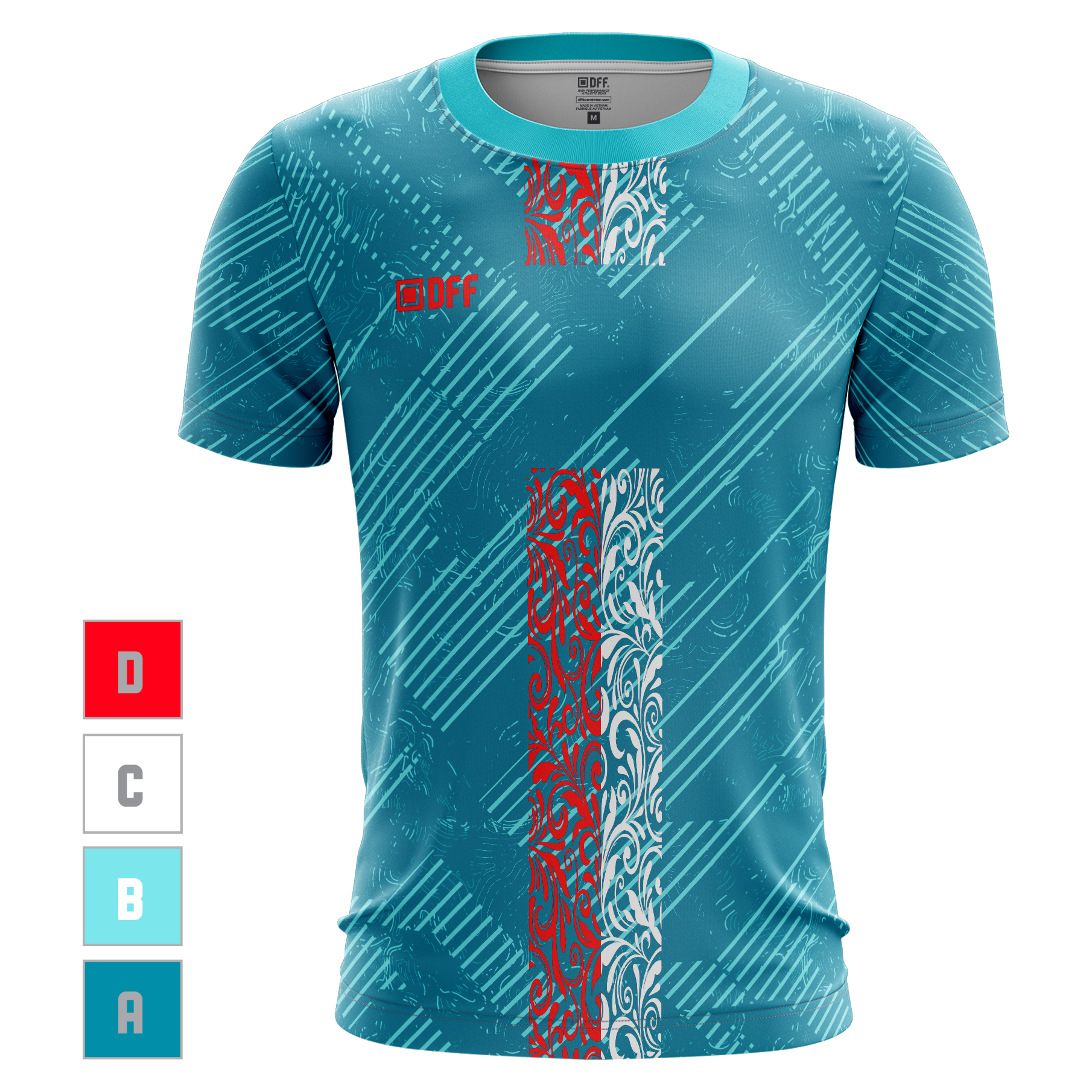 DFF Blue Wave Soccer Jersey Design Your Own
