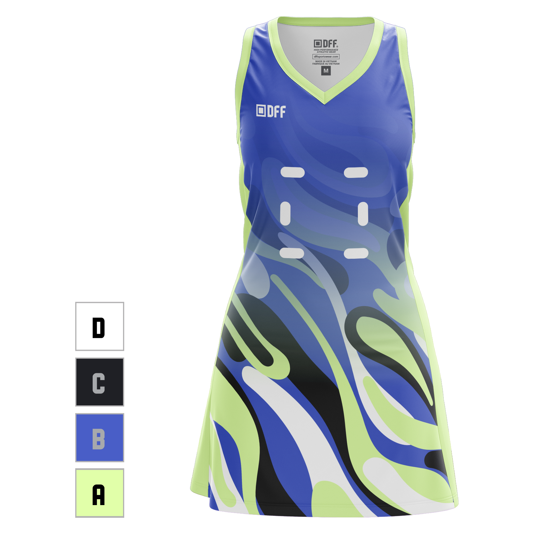 DFF Undefeated Lava Netball Dress Design Your Own