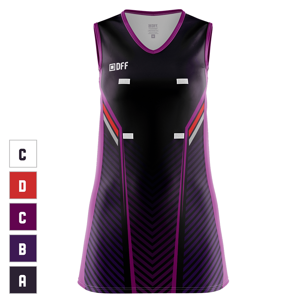 DFF MotionMuse Tunics Netball Dress Design Your Own