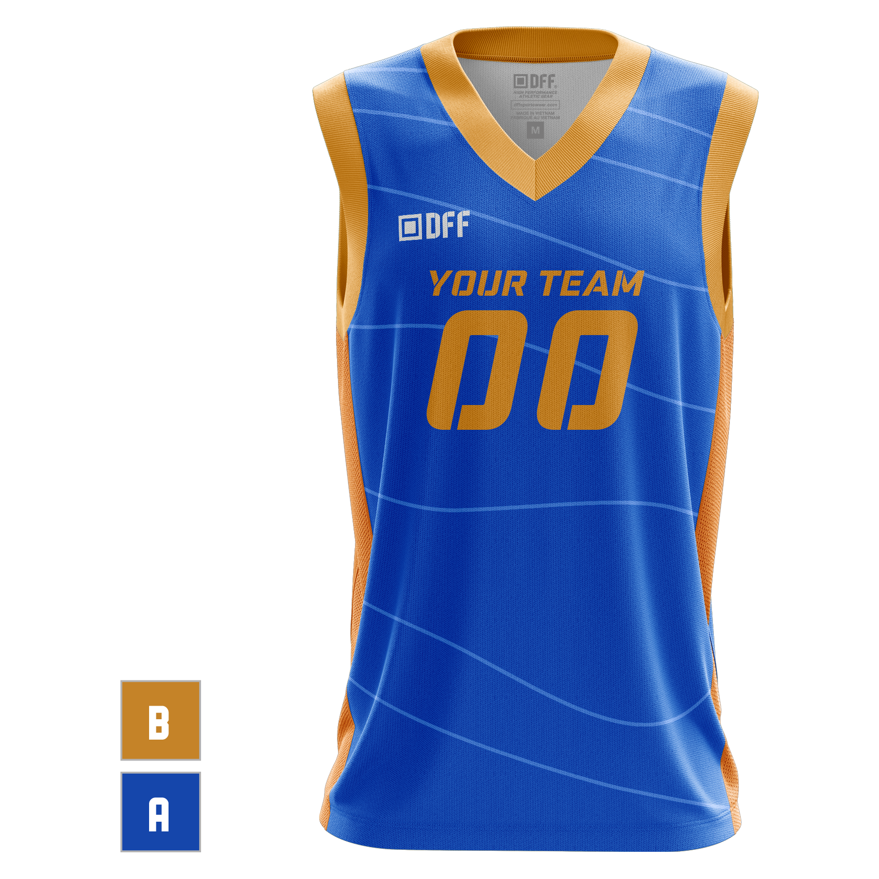 DFF Blaze Bounce Basketball Jersey Design Your Own