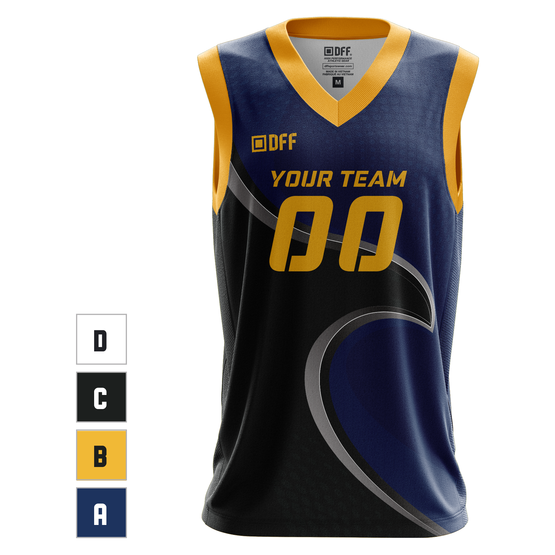 DFF Wave Riders Basketball Jersey Design Your Own