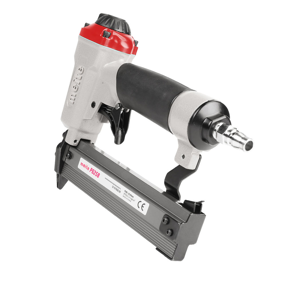 Thumbnail: Meite P625B pneumatic 23 gauge pin nailer Panorama from behind